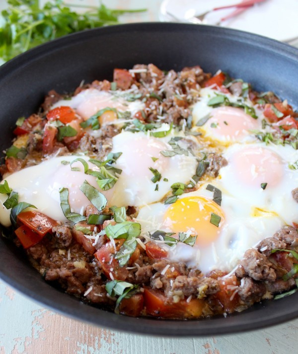 Breakfast Skillet Recipe
 Italian Turkey & Egg Breakfast Skillet WhitneyBond