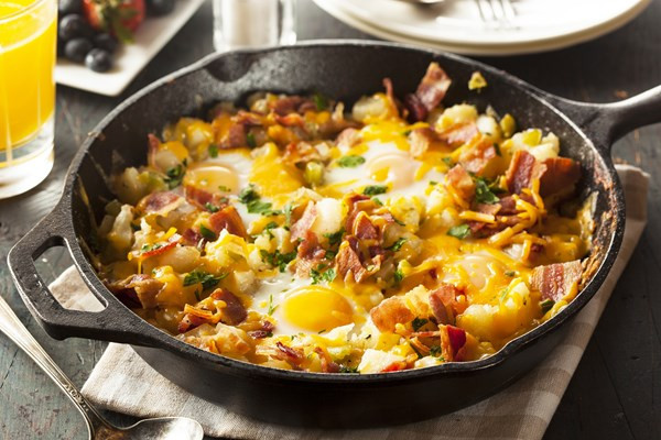 Breakfast Skillet Recipe
 Bacon Egg and Potato Breakfast Skillet