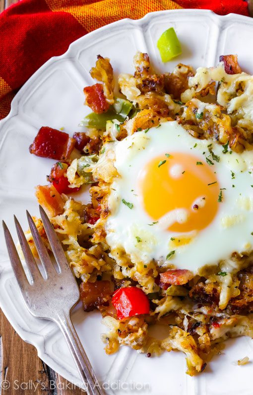 Breakfast Skillet Recipe
 Crispy Hash Breakfast Skillet Sallys Baking Addiction