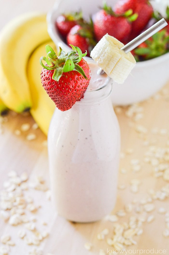 Breakfast Smoothie Recipes
 Strawberry Banana Oatmeal Breakfast Smoothie Recipe Know