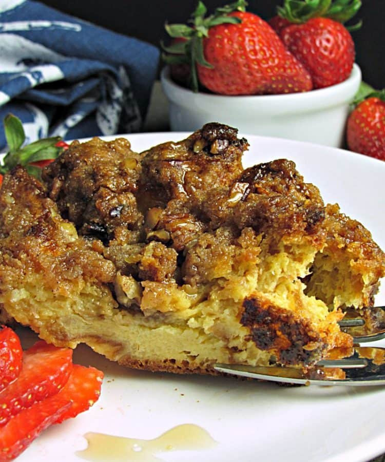 Brioche French Toast Casserole
 Overnight French Toast Casserole from A Gouda Life