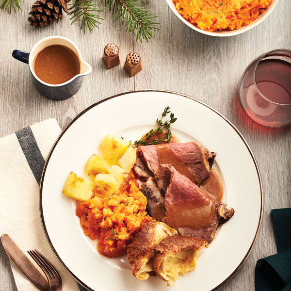 British Christmas Dinner
 Holiday dinner menu Chatelaine