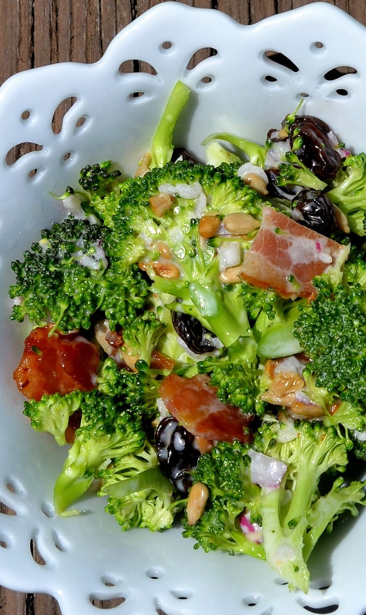 Broccoli And Bacon Salad
 Broccoli Salad with Bacon Recipe New Low Carb Broccoli