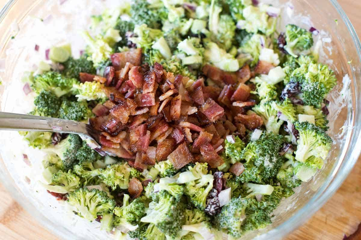 Broccoli And Bacon Salad
 Easy Broccoli Salad Recipe with Bacon
