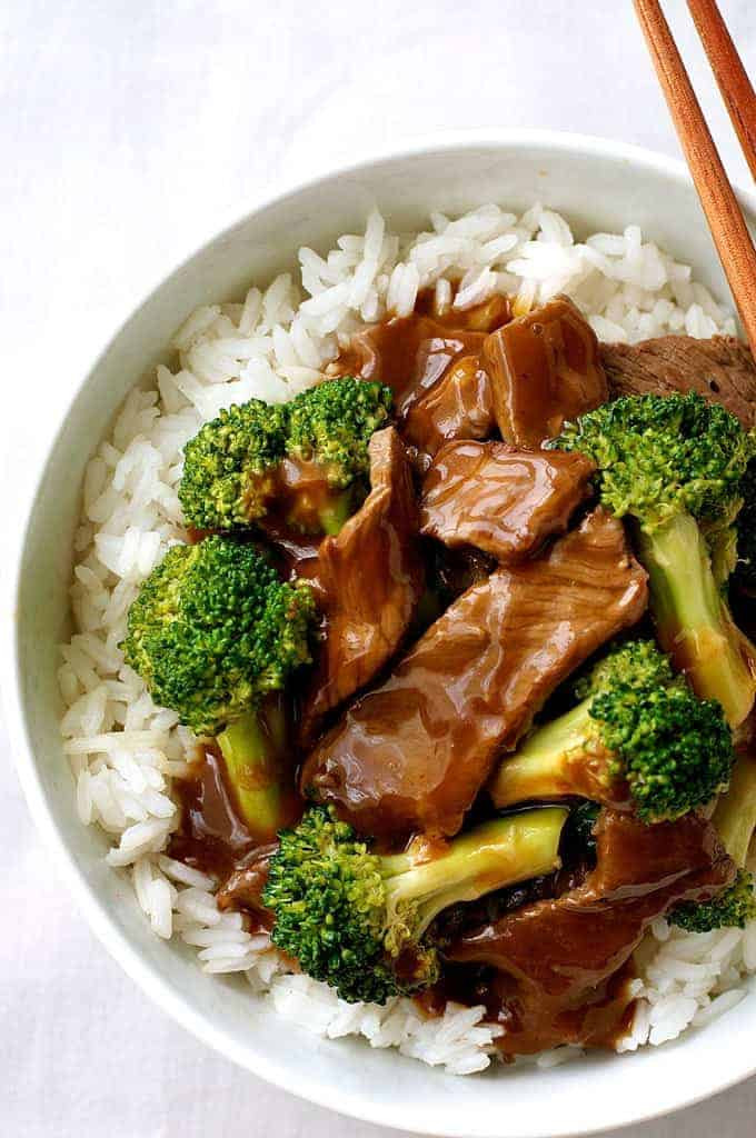 Broccoli And Beef
 Chinese Beef and Broccoli Extra Saucy Takeout Style