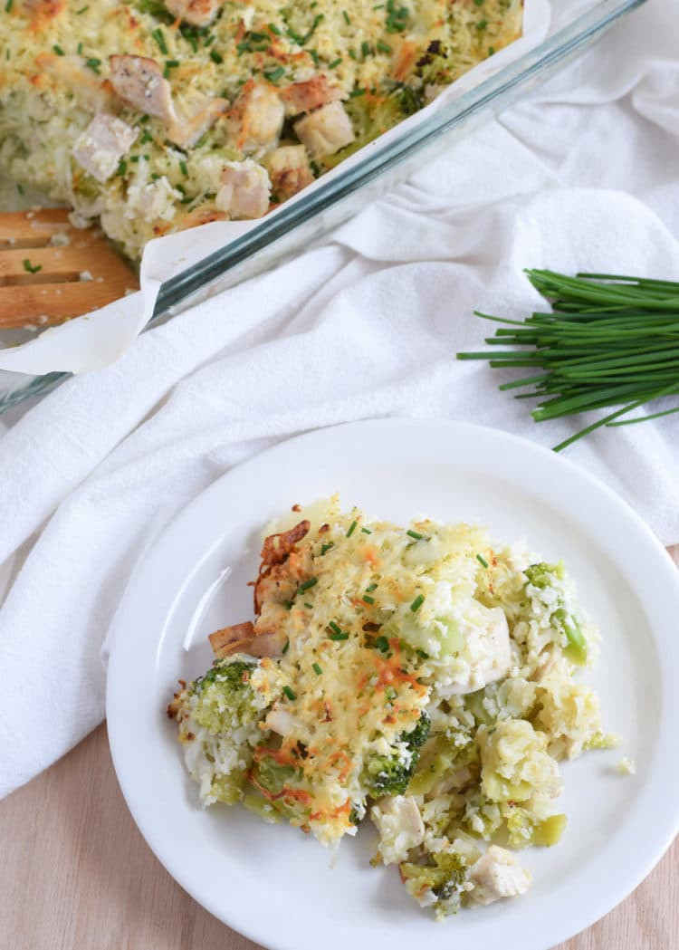 Broccoli And Cauliflower Casserole
 Broccoli & Cauliflower Rice Chicken Casserole Isabel Eats