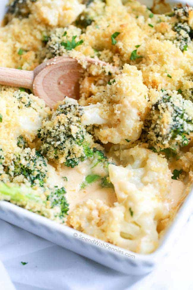 Broccoli And Cauliflower Casserole
 Cheesy Broccoli Cauliflower Casserole No condensed soup