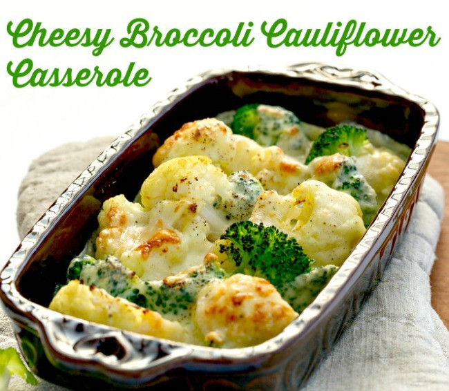 Broccoli And Cauliflower Casserole
 Cheesy Broccoli Cauliflower Casserole The Wilderness Wife