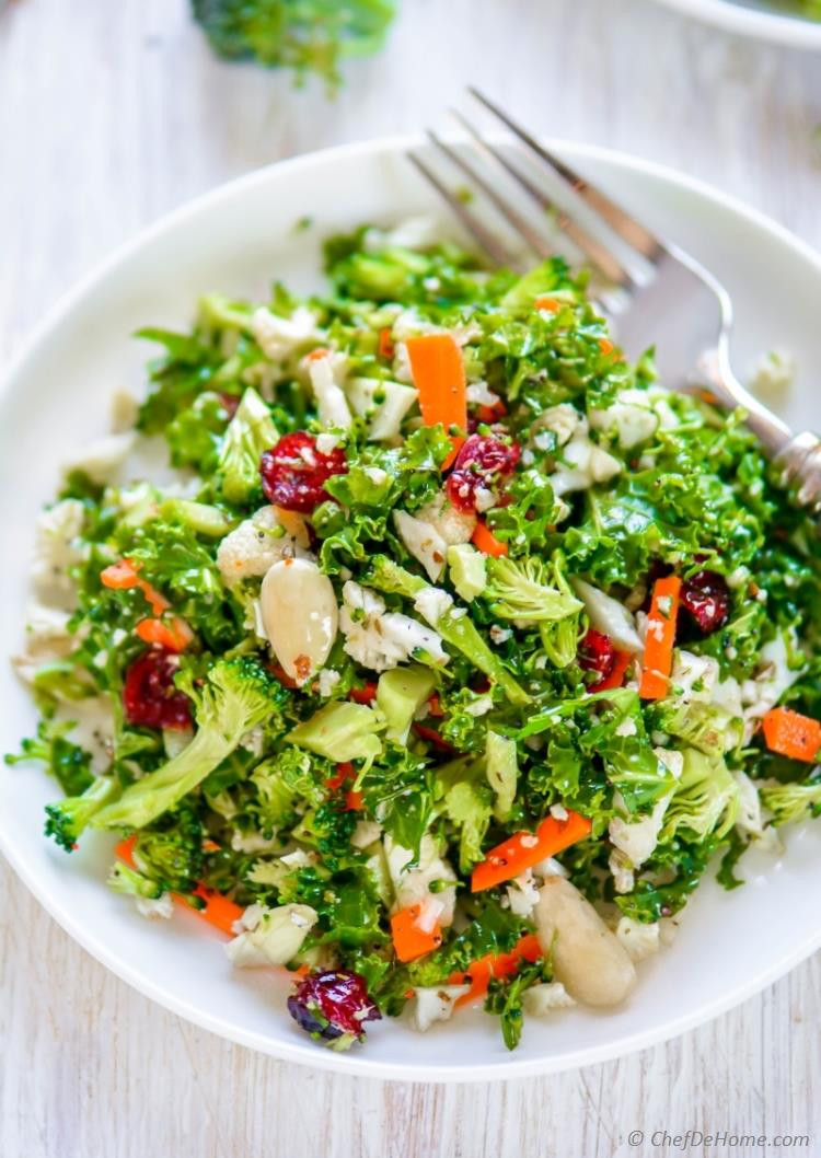 Broccoli And Cauliflower Salad
 Cauliflower and Broccoli Detox Salad Recipe