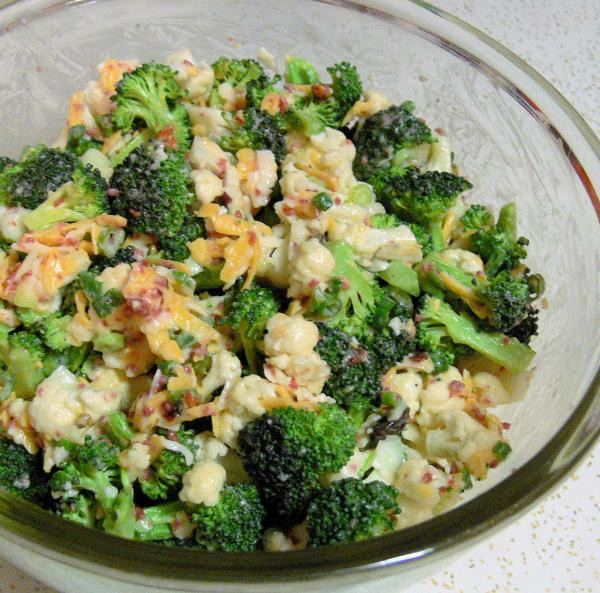 Broccoli And Cauliflower Salad
 Broccoli cauliflower Salad Recipe Food