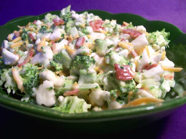 Broccoli And Cauliflower Salad
 Broccoli Cauliflower Salad Recipe Food