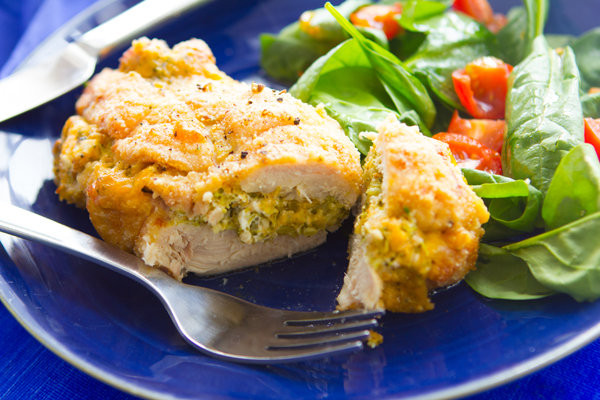 Broccoli And Cheese Stuffed Chicken
 Broccoli Cheese Stuffed Chicken