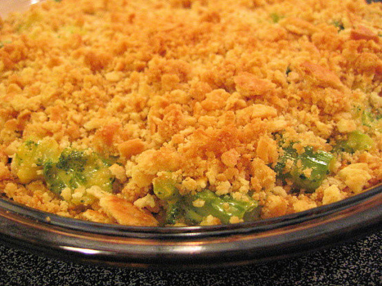 Broccoli Casserole With Ritz Crackers
 Broccoli And Velveeta Casserole Recipe Genius Kitchen