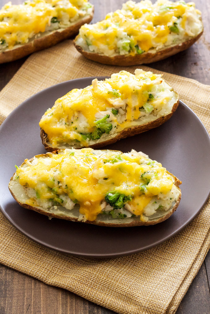 Broccoli Cheddar Chicken
 Broccoli Cheddar Chicken Twice Baked Potatoes Recipe