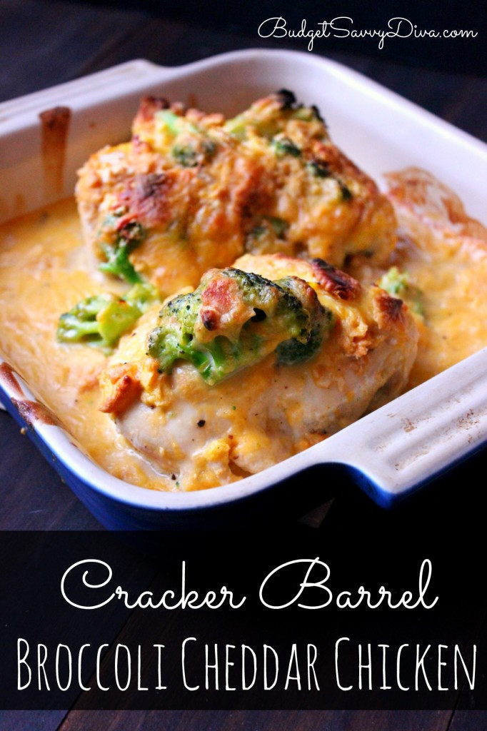 Broccoli Cheddar Chicken
 Cracker Barrel Broccoli Cheddar Chicken Recipe