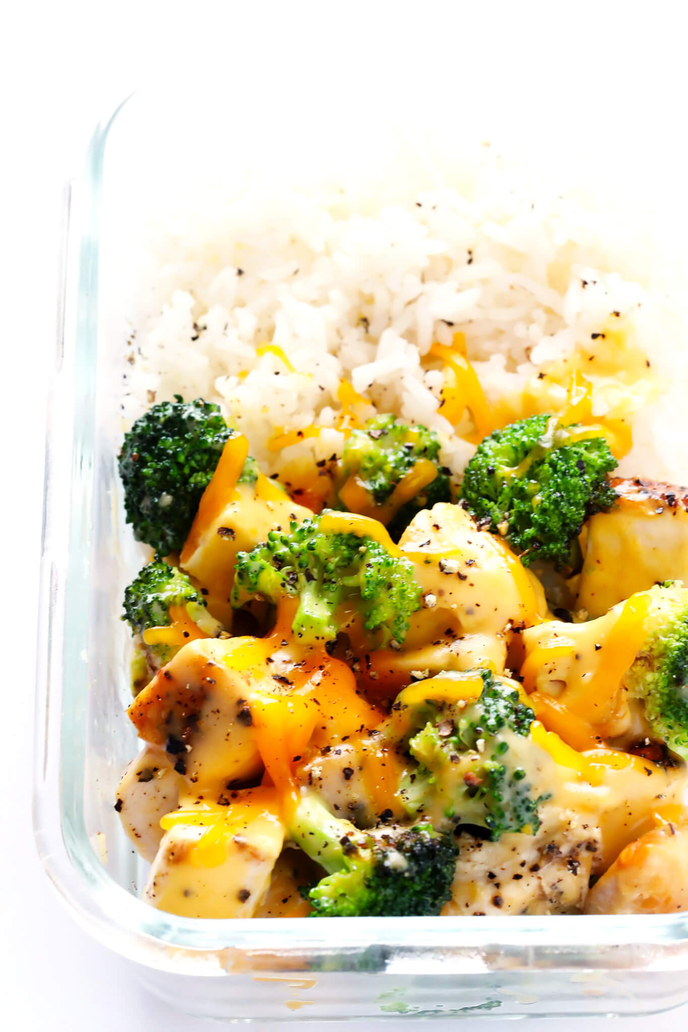 Broccoli Cheddar Chicken
 Cheesy Broccoli Chicken and Rice Bowls Meal Prep