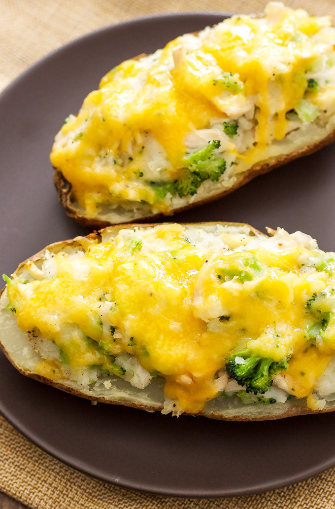 Broccoli Cheddar Chicken
 Broccoli Cheddar Chicken Twice Baked Potatoes Recipe