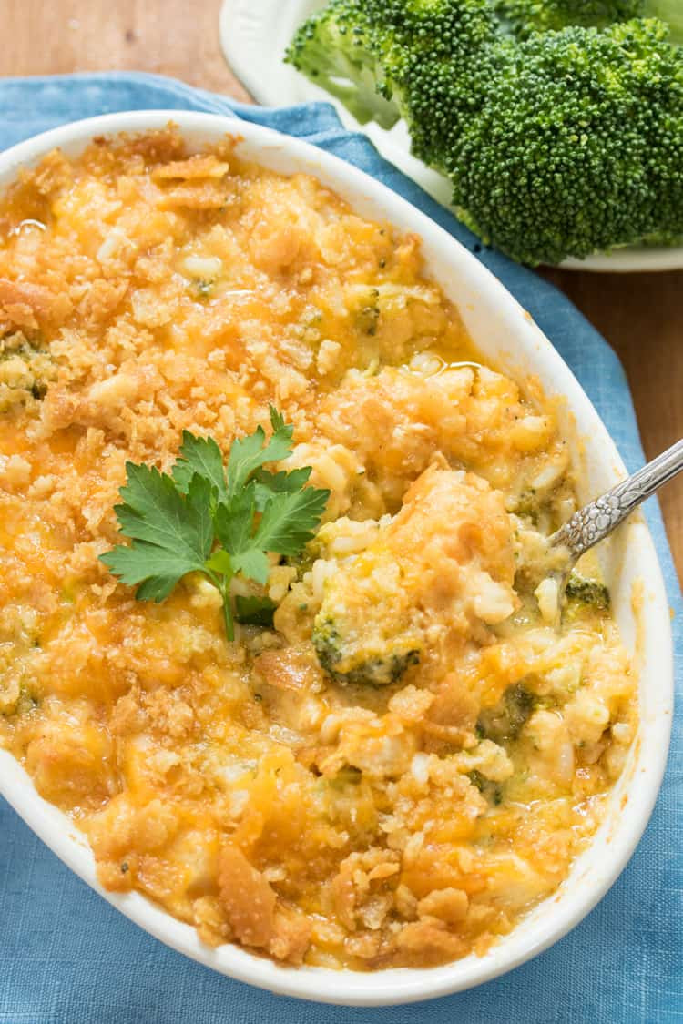 Broccoli Cheddar Chicken
 Broccoli Cheddar Chicken and Rice Casserole The Cozy Cook