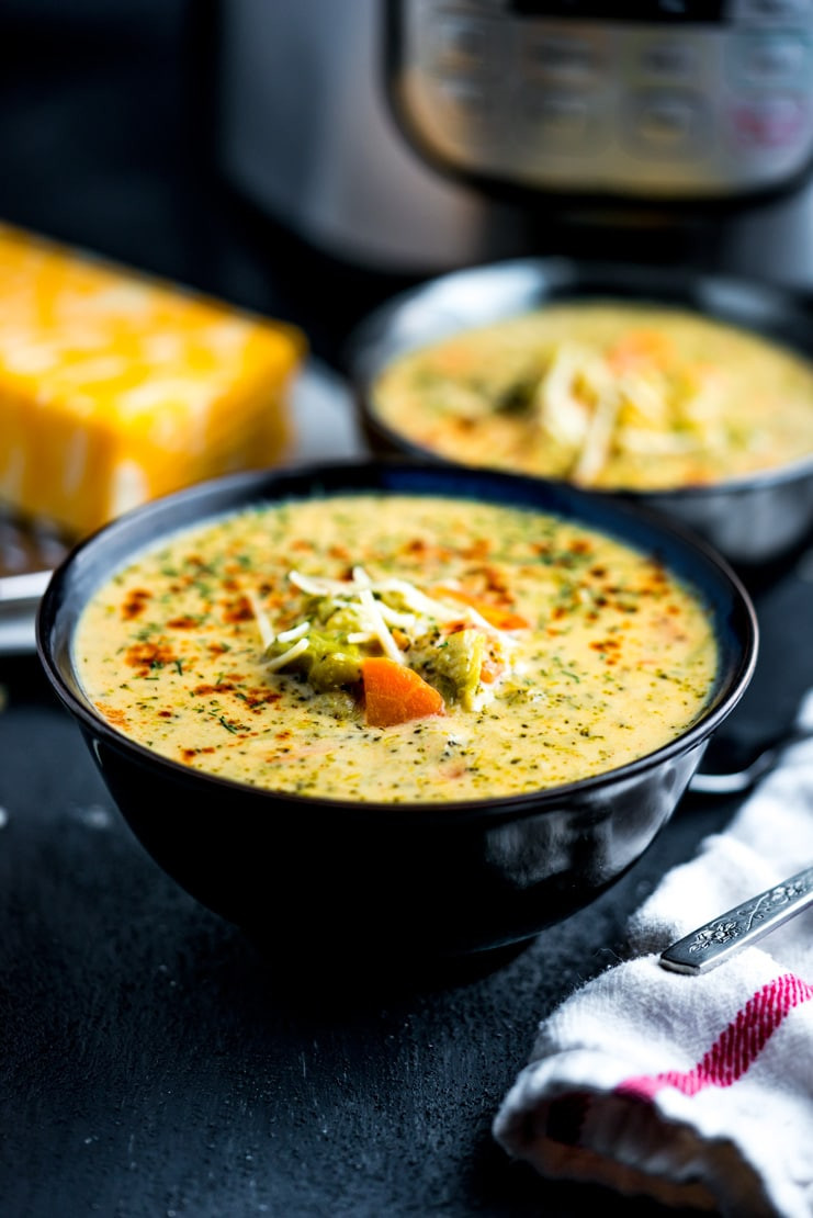 Broccoli Cheddar Soup Instant Pot
 Instant Pot Broccoli and Four Cheese Soup