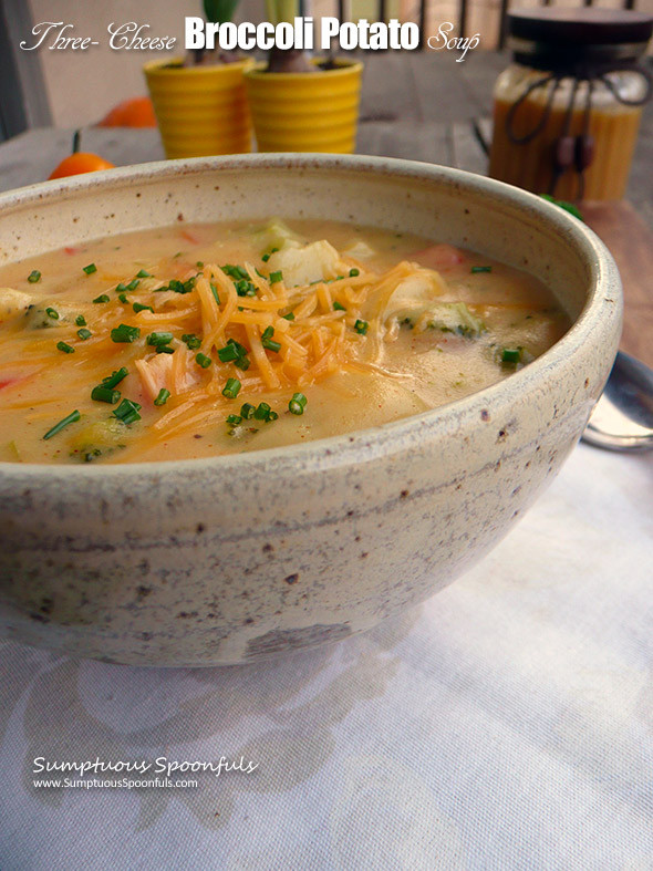 Broccoli Potato Soup
 cheesy broccoli potato soup