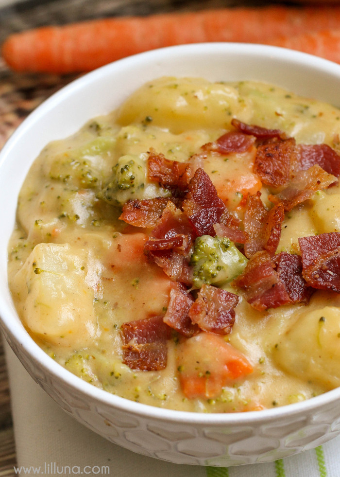 Broccoli Potato Soup
 Loaded Broccoli Cheese Soup