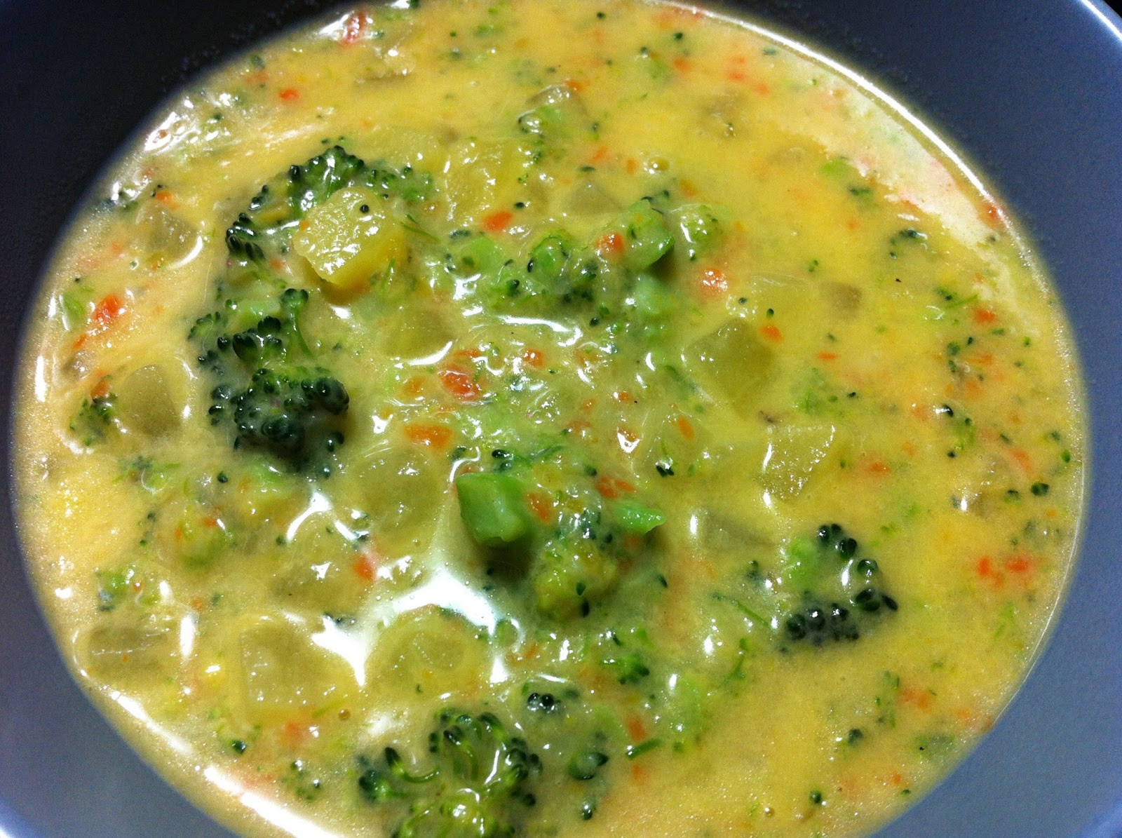 Broccoli Potato Soup
 Cooking with SAHD Broccoli Cheese and Potato Soup