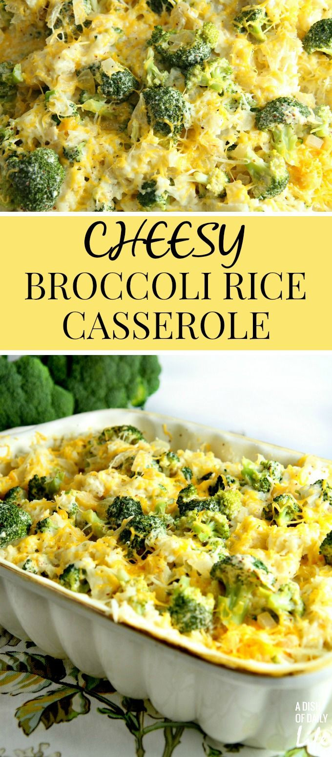 Broccoli Rice Casserole Recipe
 1000 images about Crafts & DIY Home Decor Gardening on