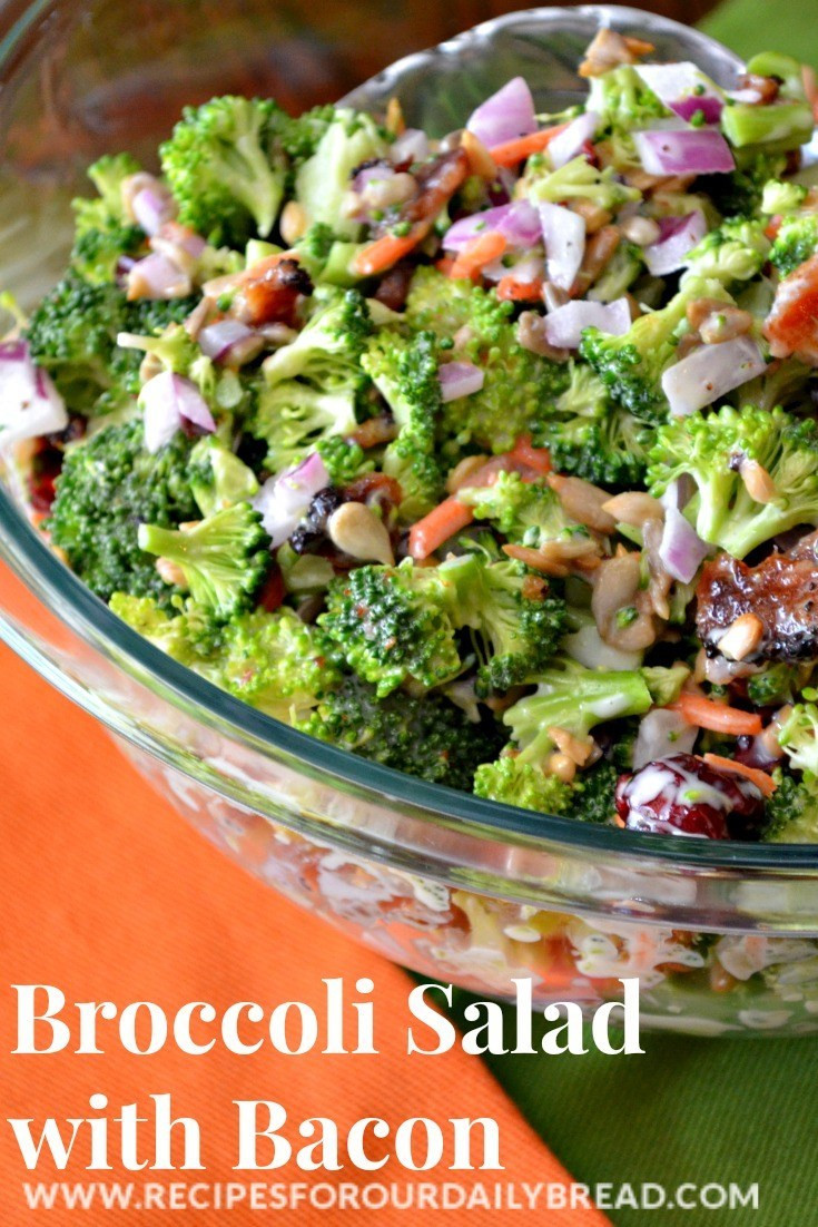 Broccoli Salad With Bacon
 Broccoli Salad with Bacon Recipe Recipes For Our Daily Bread