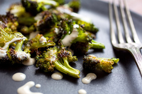 Broccoli With Garlic Sauce
 Roasted Broccoli With Tahini Garlic Sauce Recipe NYT Cooking