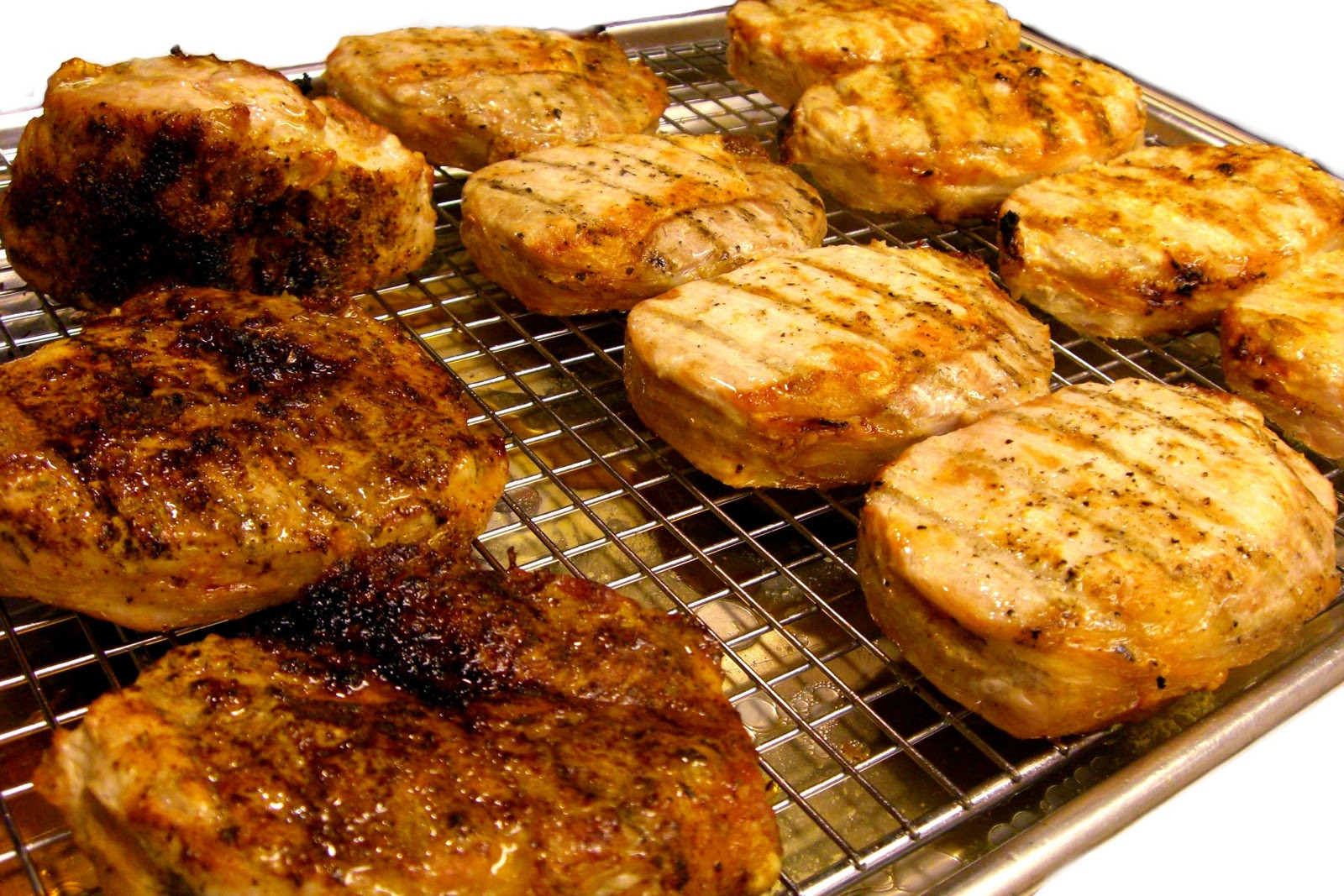 Broil Pork Chops
 Domesticity Nouveau Basic Broiled Pork Chops