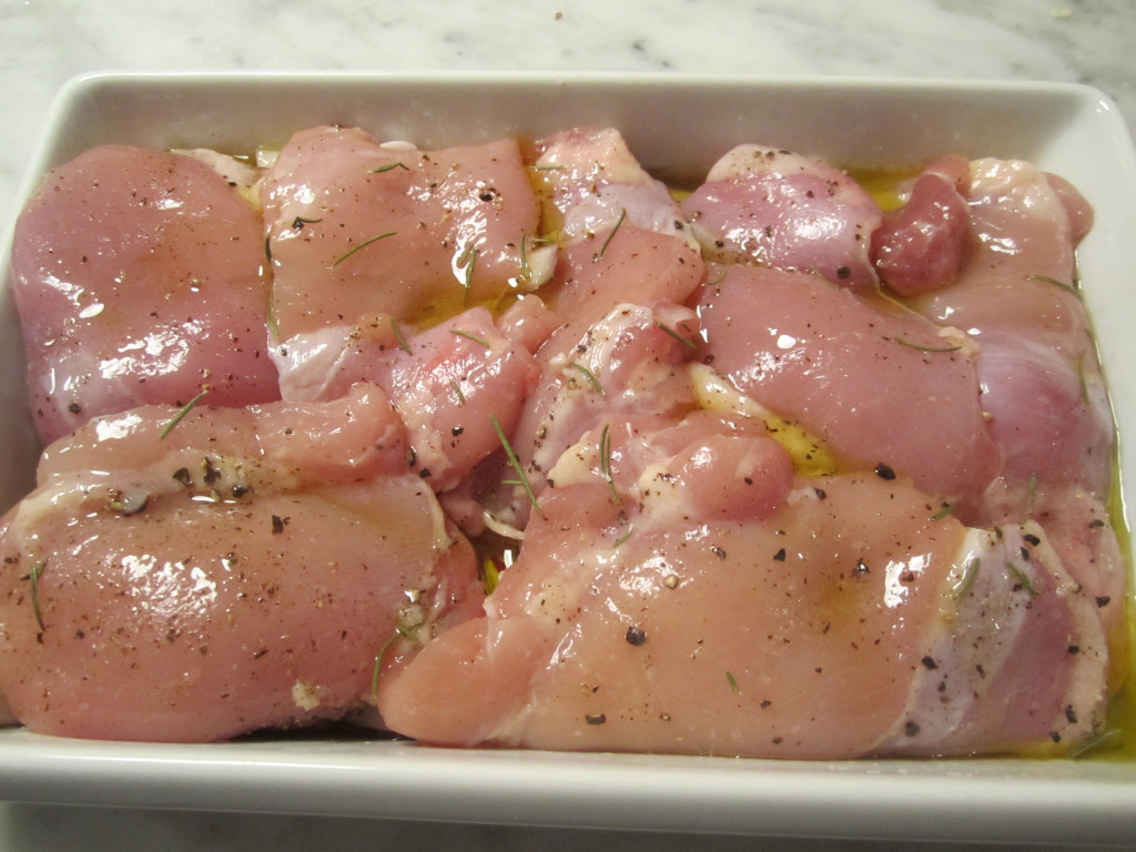 Broiled Chicken Thighs
 Beppi’s Broiled Chicken Thighs with Rosemary