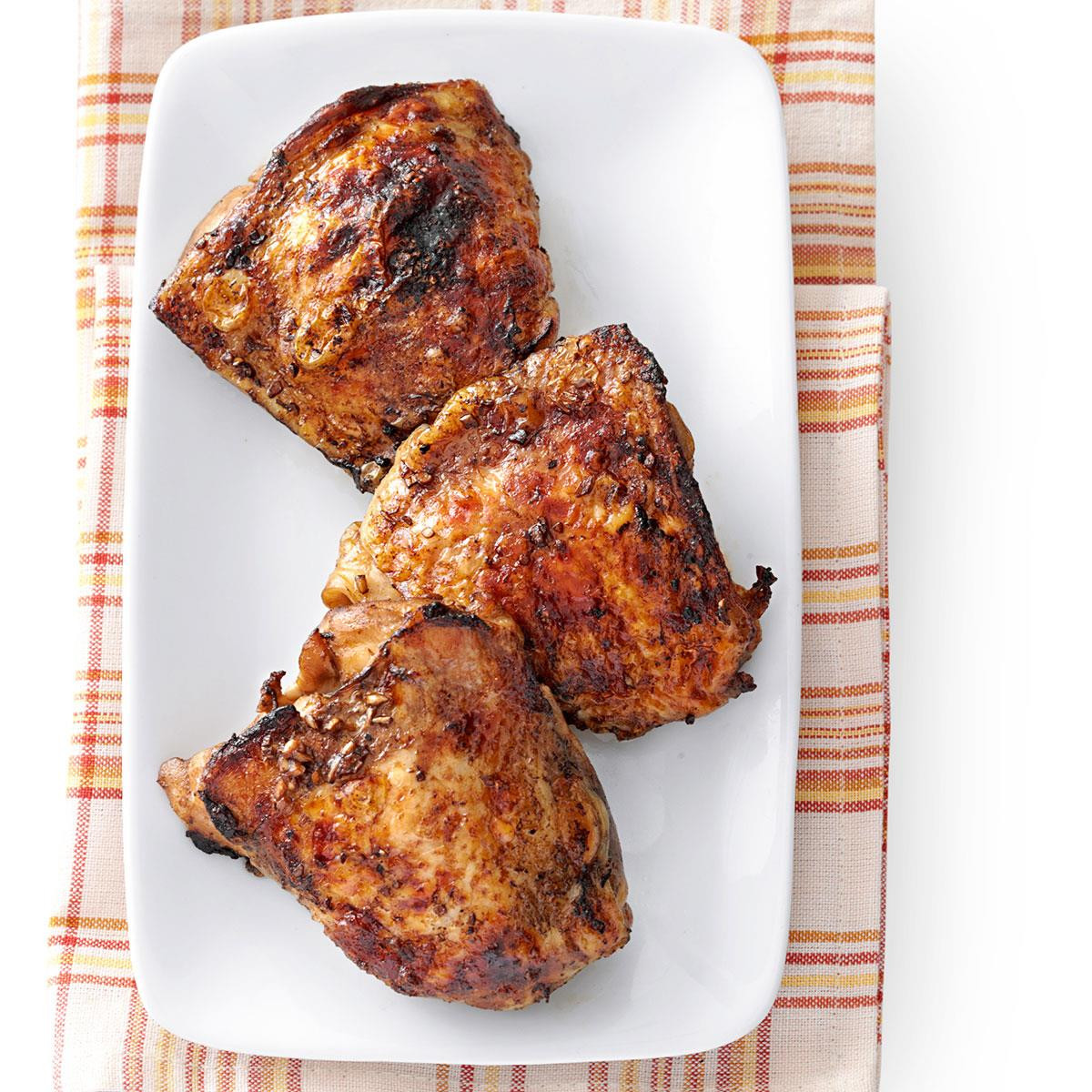 Broiled Chicken Thighs
 Crispy Garlic Broiled Chicken Thighs Recipe