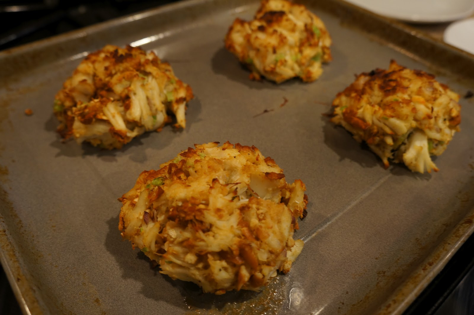 Broiled Crab Cakes
 Penelope The Foo Broiled Crab Cakes