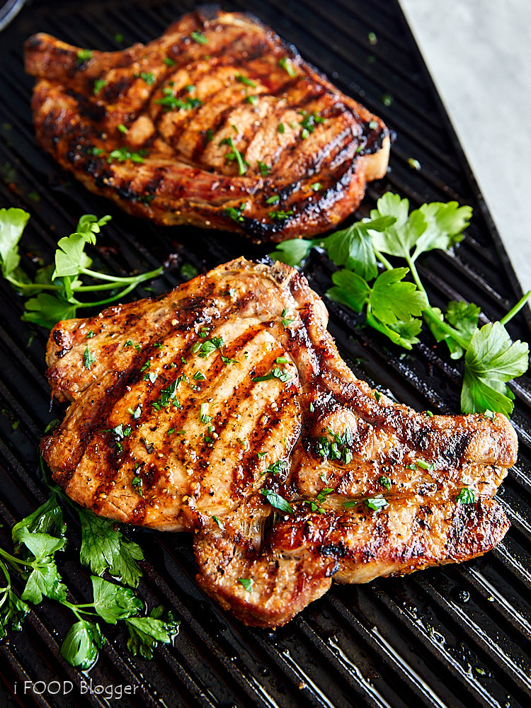 Broiled Pork Chops
 broil pork chops without broiling pan