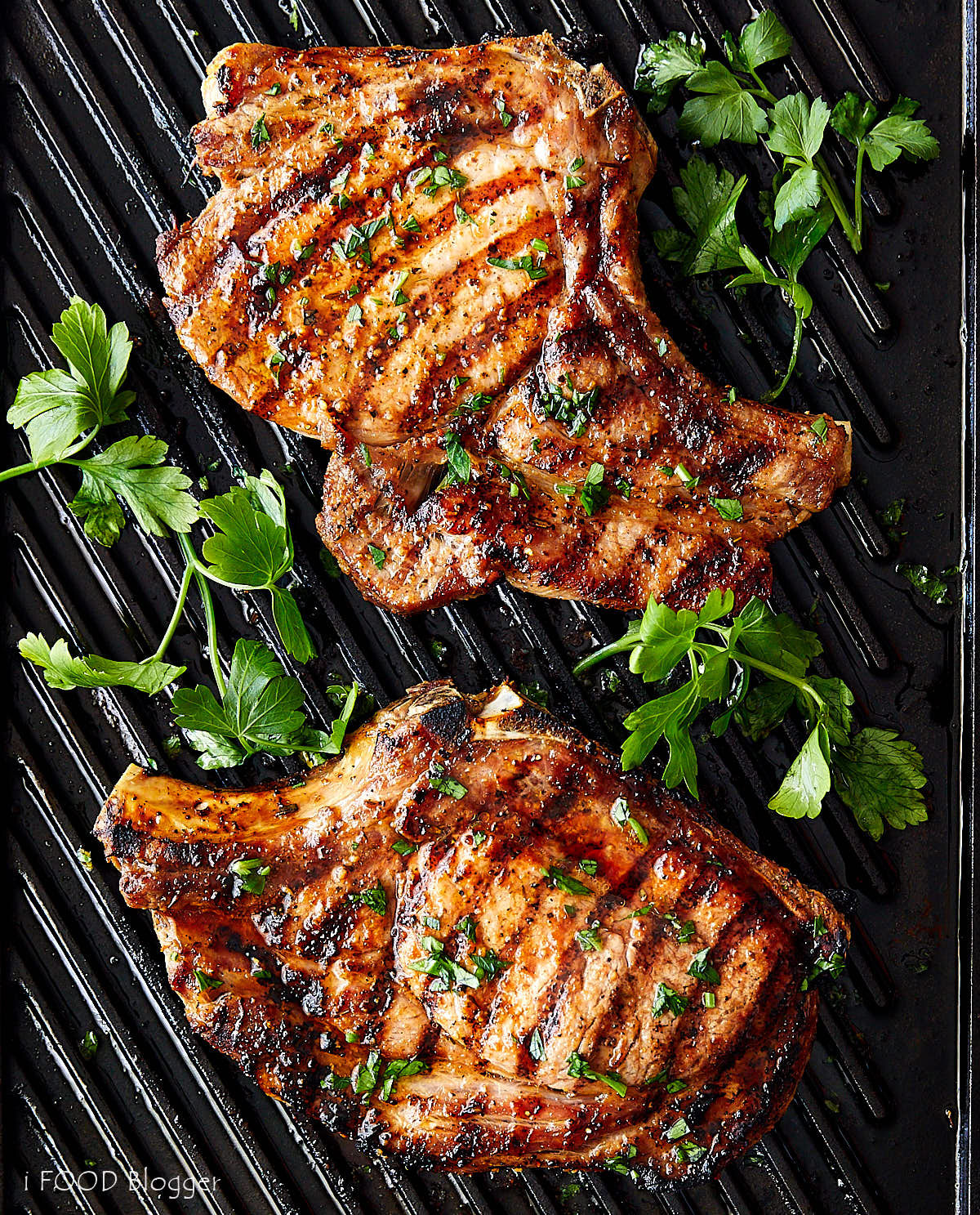 Broiled Pork Chops
 Broiled Pork Chops with Creole Seasoning i FOOD Blogger