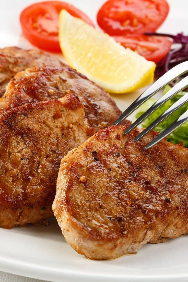 Broiled Pork Chops
 121 best recipes pork ham bacon images on Pinterest