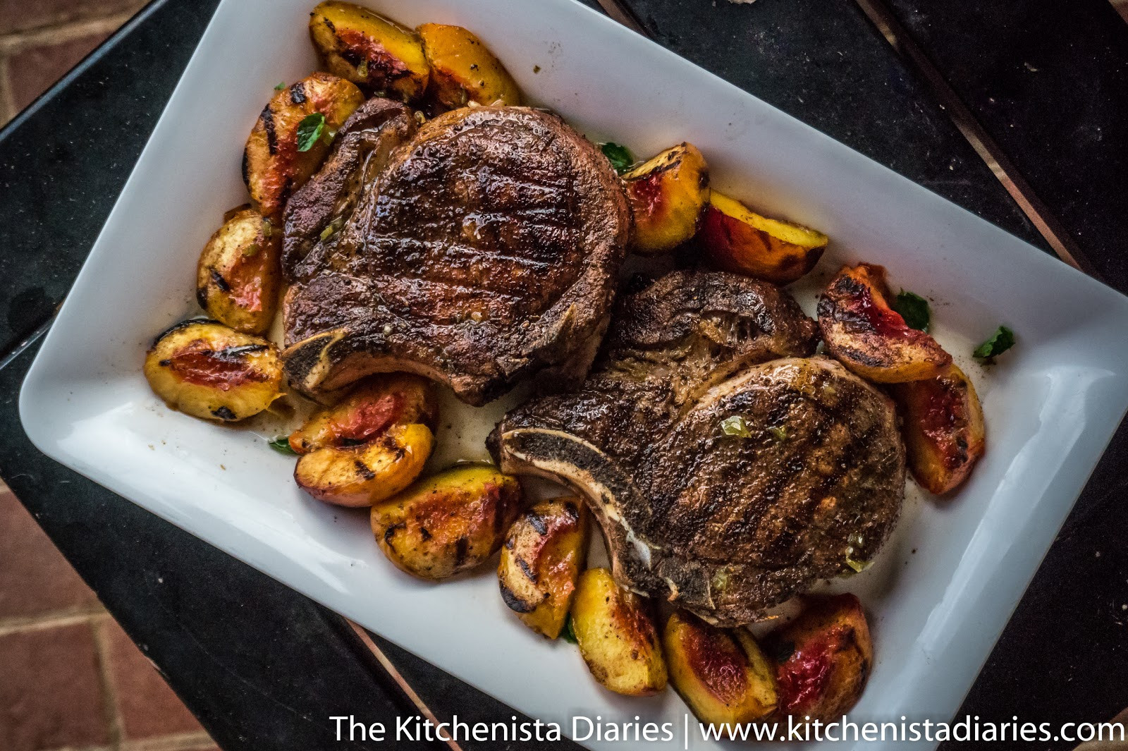 Broiled Pork Chops
 Five Spice Grilled Pork Chops with Peaches The