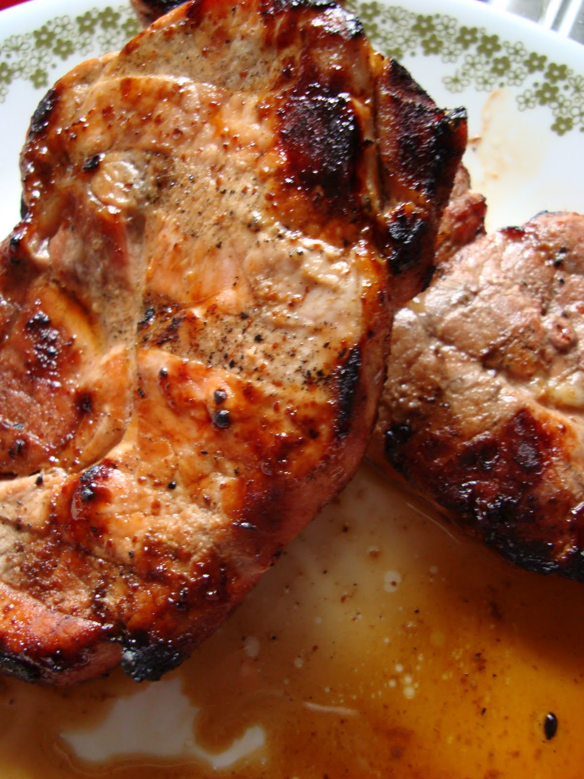 Broiled Pork Chops
 Recipes Straight from the Kowboys Home Dijon Grilled Pork