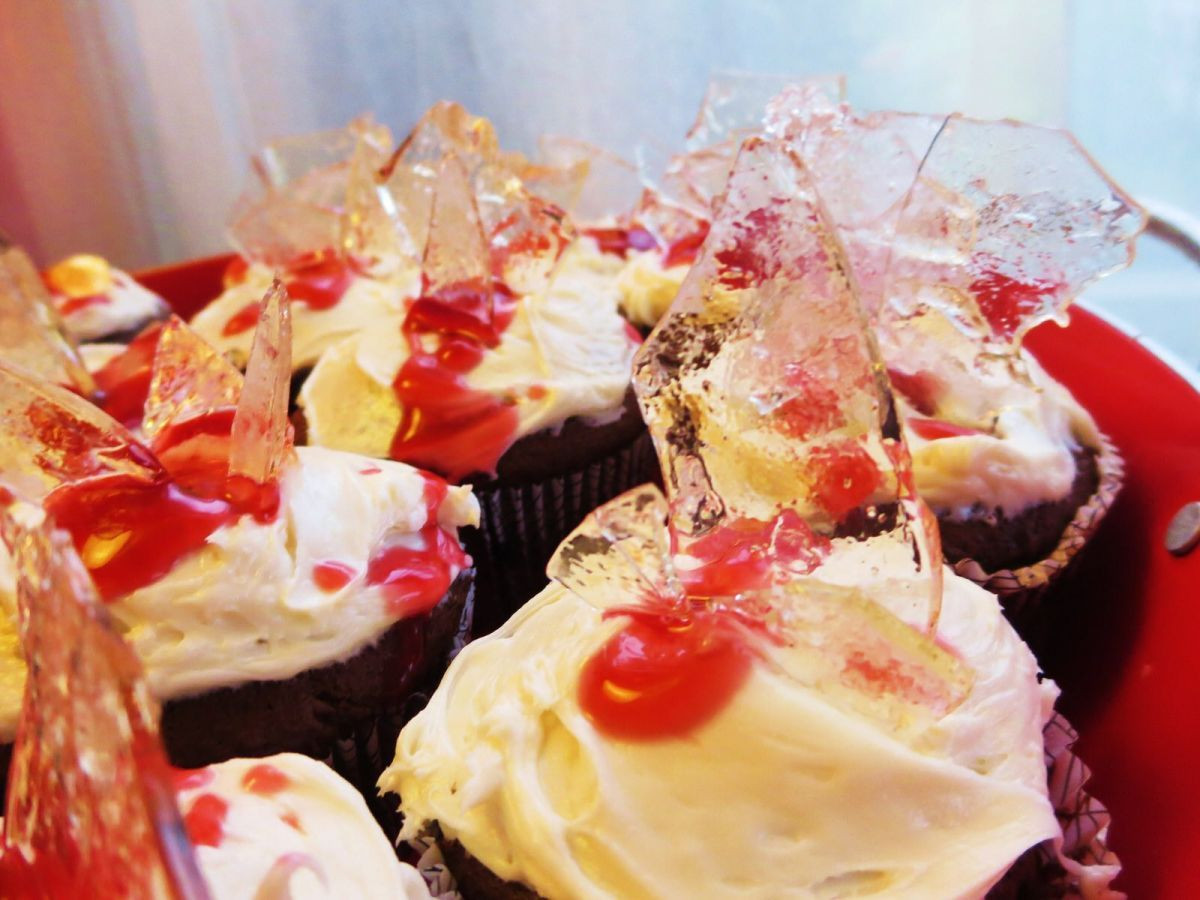 Broken Glass Cupcakes
 Culinary Adventures Broken Glass Cupcakes