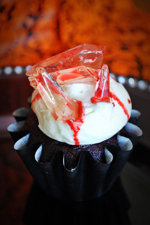 Broken Glass Cupcakes
 Halloween Treat Extravaganza