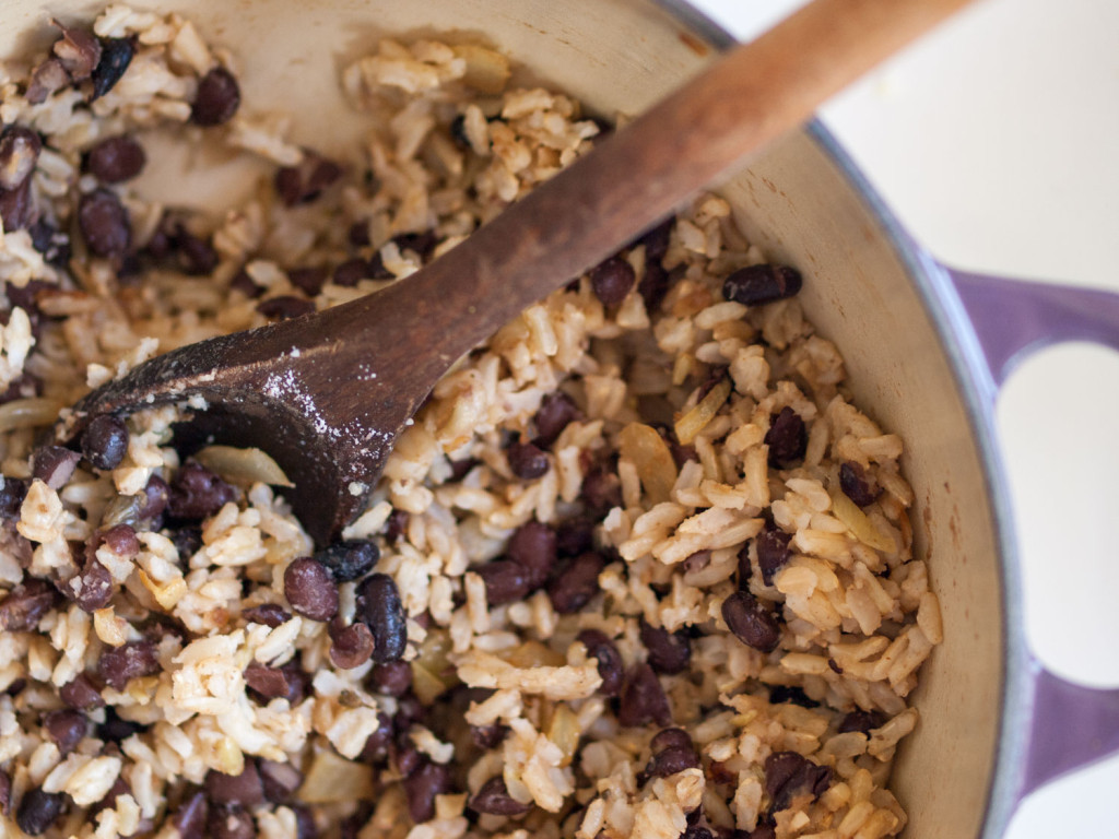 Brown Rice And Black Beans
 Anytime Black Bean Bowls one window kitchen