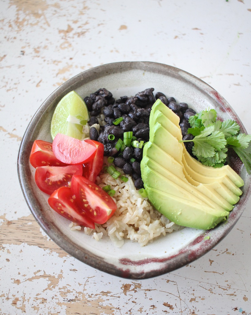 Brown Rice And Black Beans
 Black Beans and Soaked Brown Rice Scratch Eats