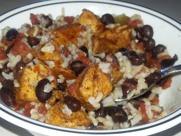 Brown Rice And Black Beans
 Chicken With Brown Rice And Black Beans Recipe Food