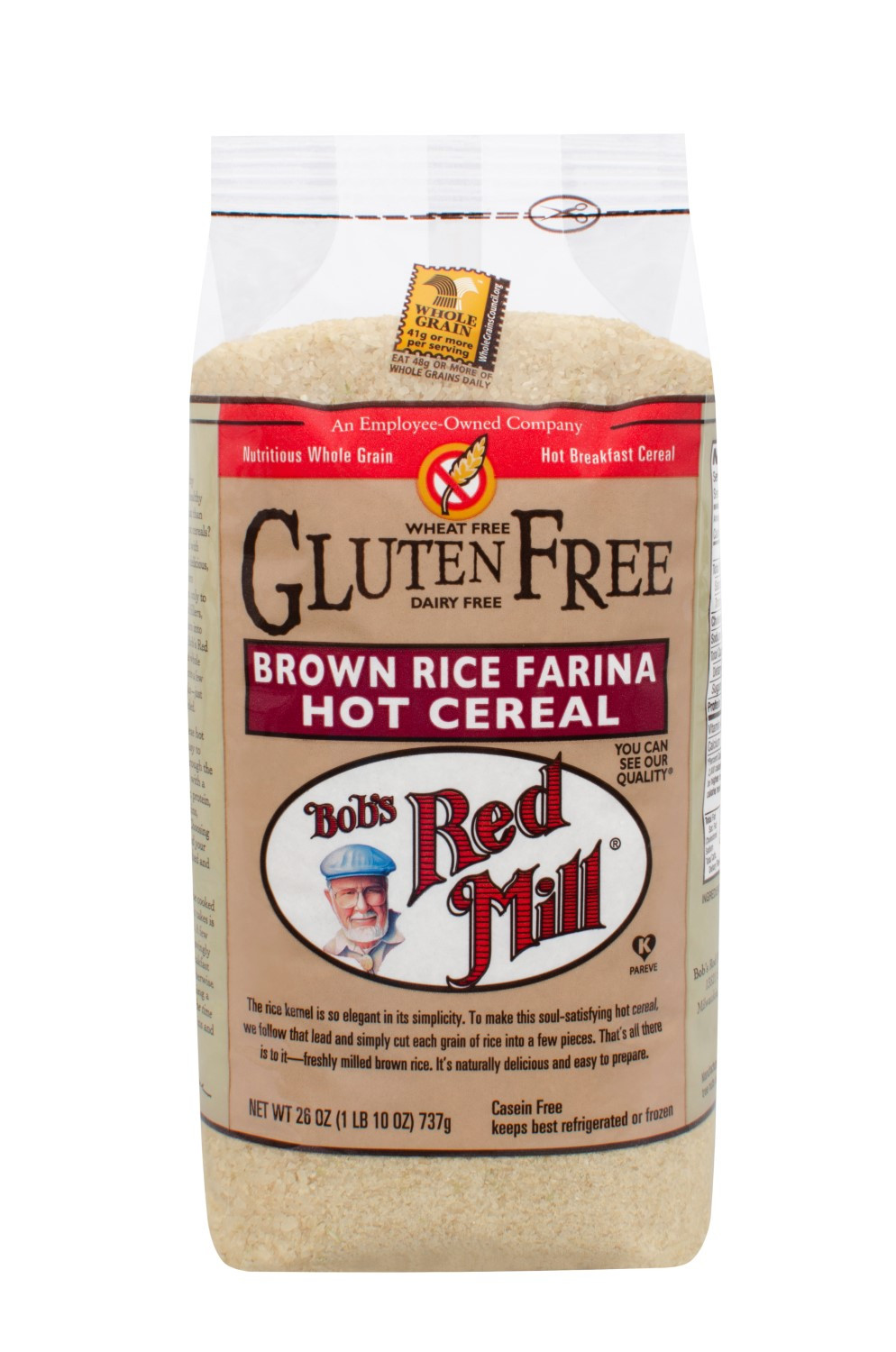 Brown Rice Cereal
 Bob s Red Mill Gluten Free Brown Rice Farina Hot Cereal