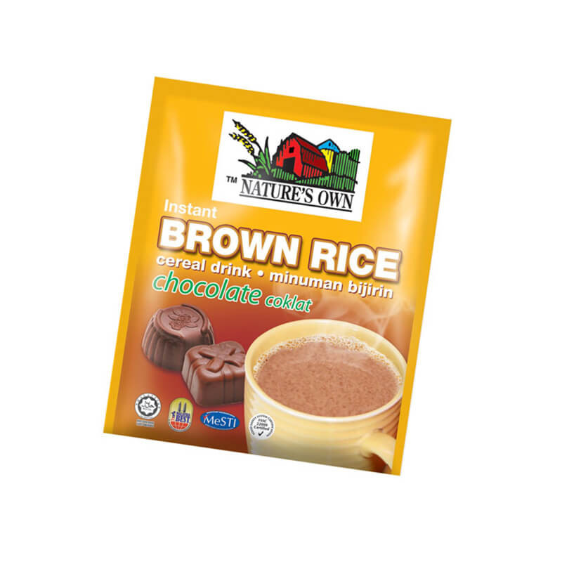 Brown Rice Cereal
 Nature’s Own Instant Brown Rice Cereal Drink Chocolate