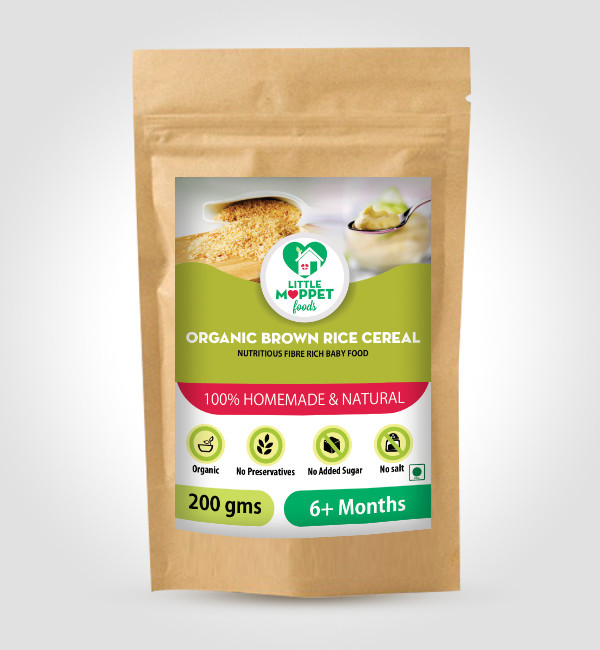 Brown Rice Cereal
 Organic Brown Rice Cereal – MyLittleMoppet Store