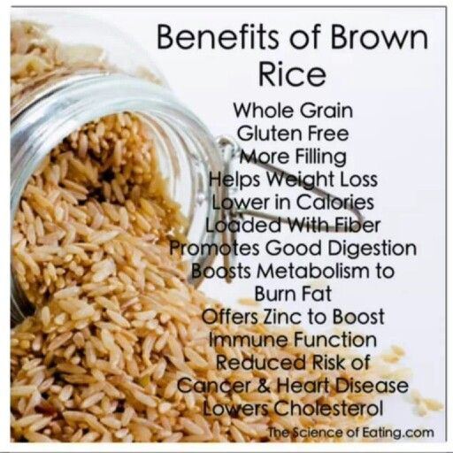 Brown Rice Health Benefits
 1000 images about Healthy food & tips on Pinterest