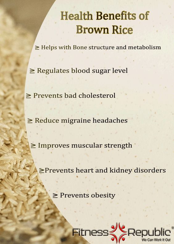 Brown Rice Health Benefits
 Brown Rice benefits Health & Fitness