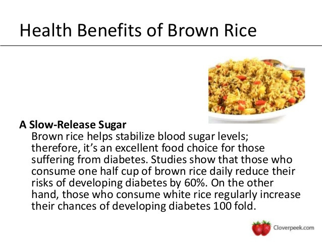 Brown Rice Health Benefits
 Health Benefits of brown rice