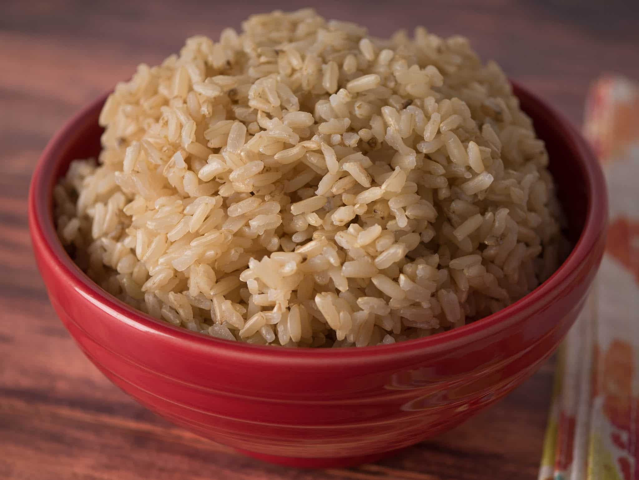 Brown Rice In Rice Cooker
 Pressure Cooker Brown Jasmine Rice DadCooksDinner